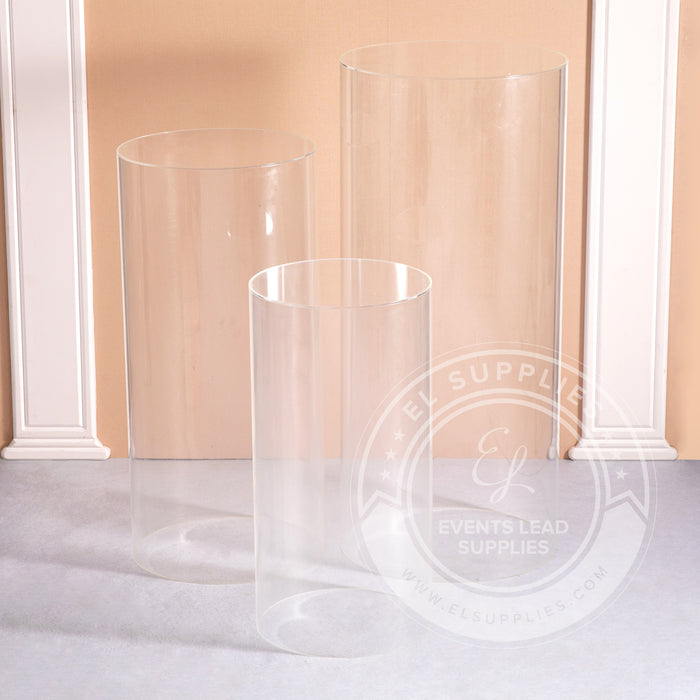 DRUM Acrylic Cylinder Stands